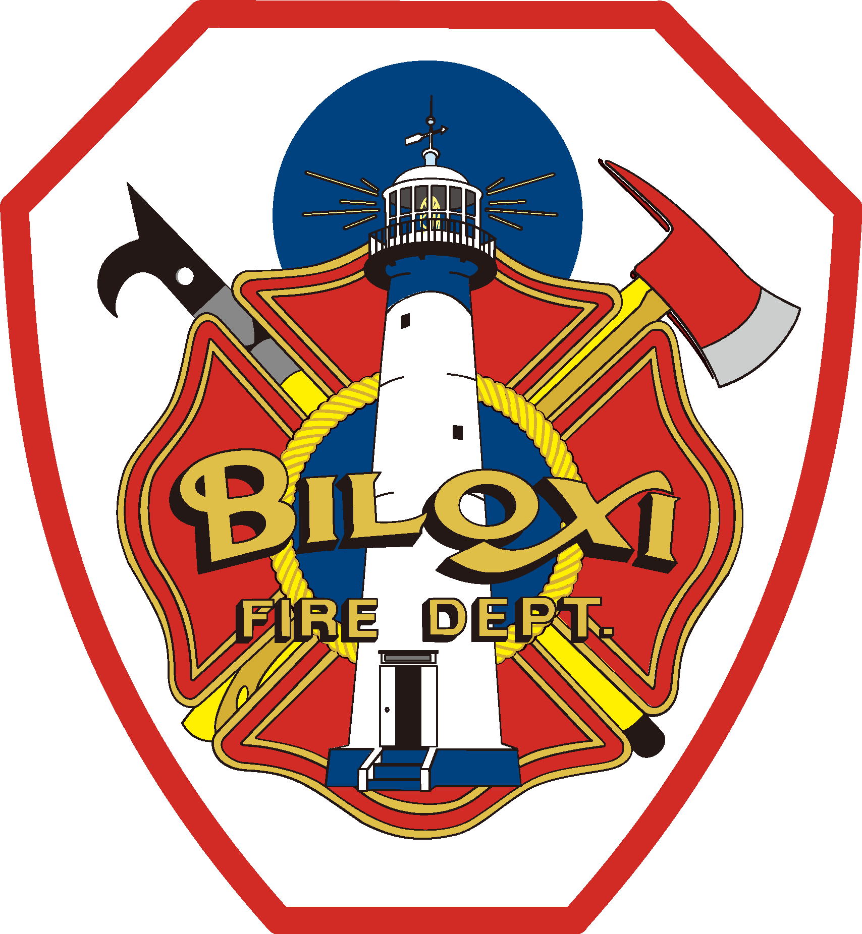 Biloxi Fire Department Logo Vector Logo
